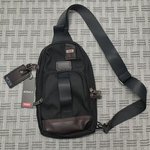 Tumi Alpha Bravo Anti-Theft Chest Sling Bag | Tactical Black Crossbody